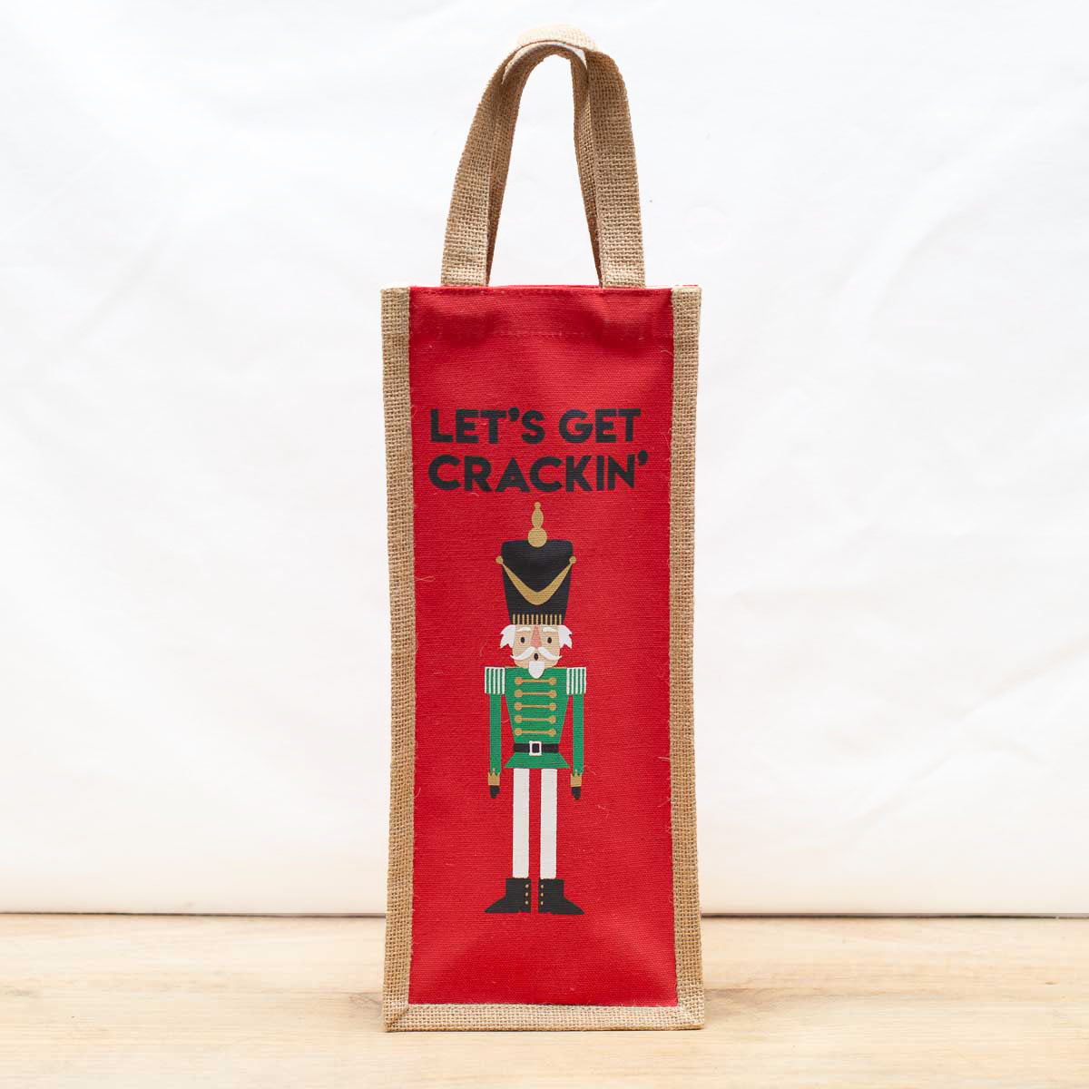 Nutcracker Get Crackin' Wine Bag