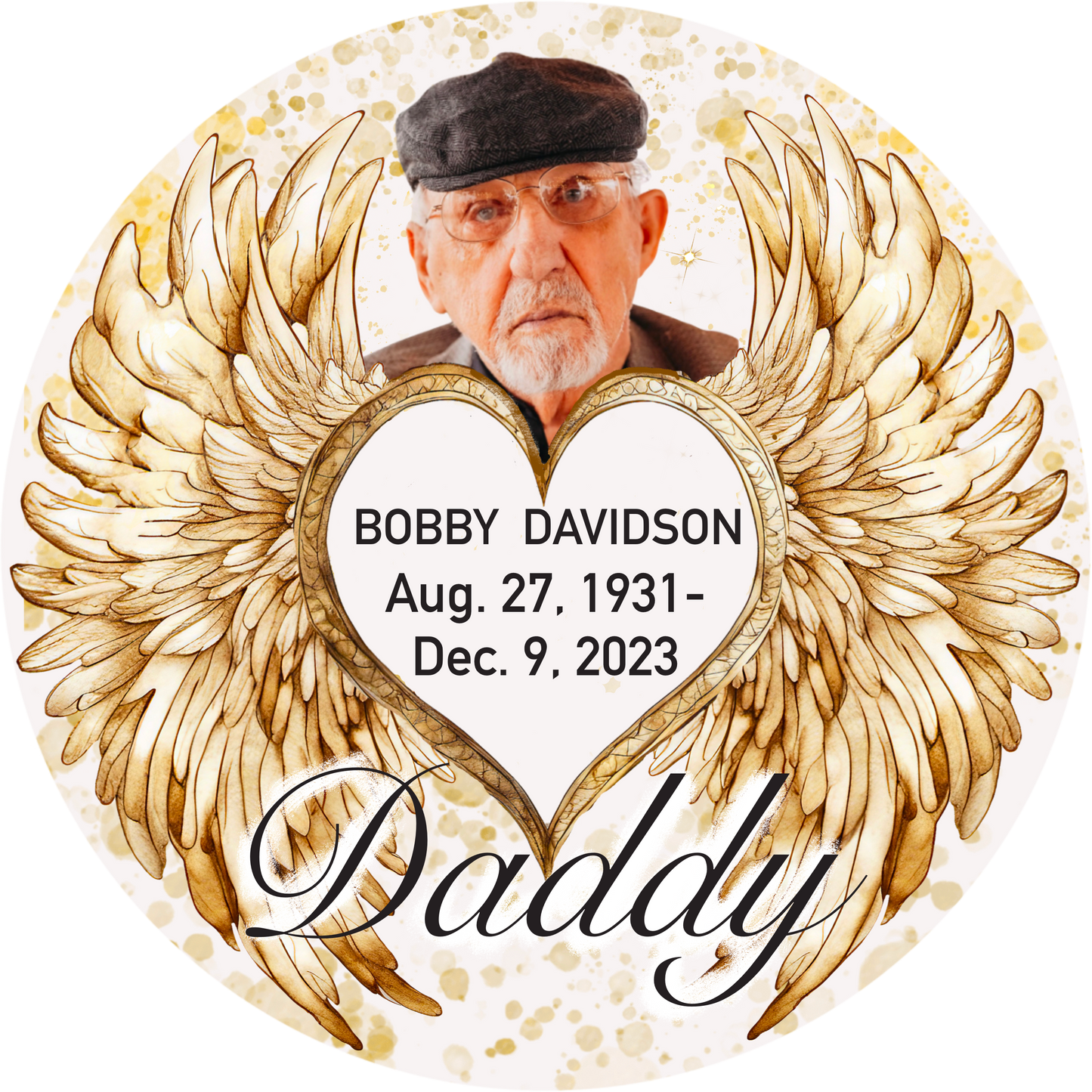 Personalized Memorial Graveside Sign