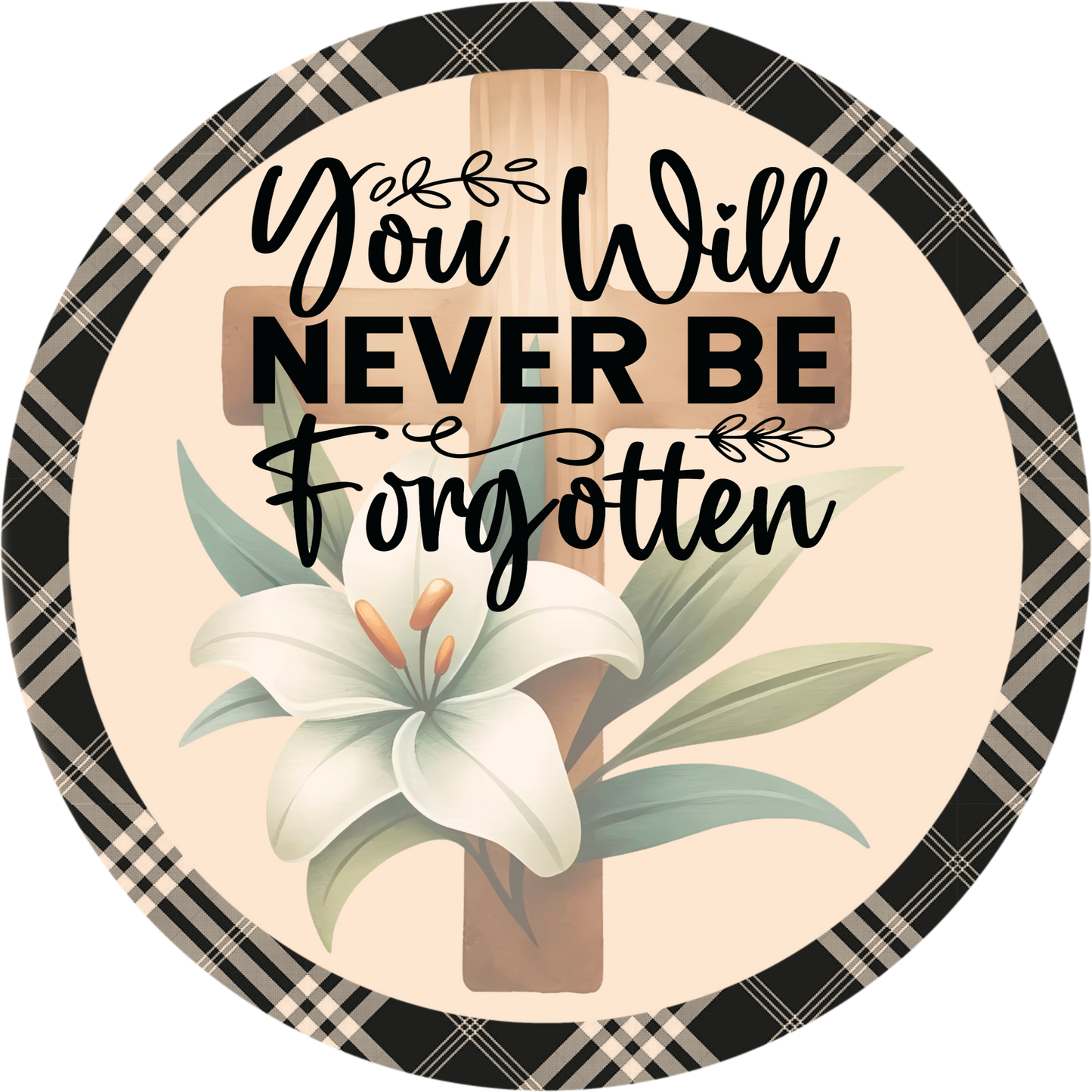 Exclusive Memorial Signs – Elegant Remembrance Tribute – Available in 10" & 11.75" – Cemetery Decor