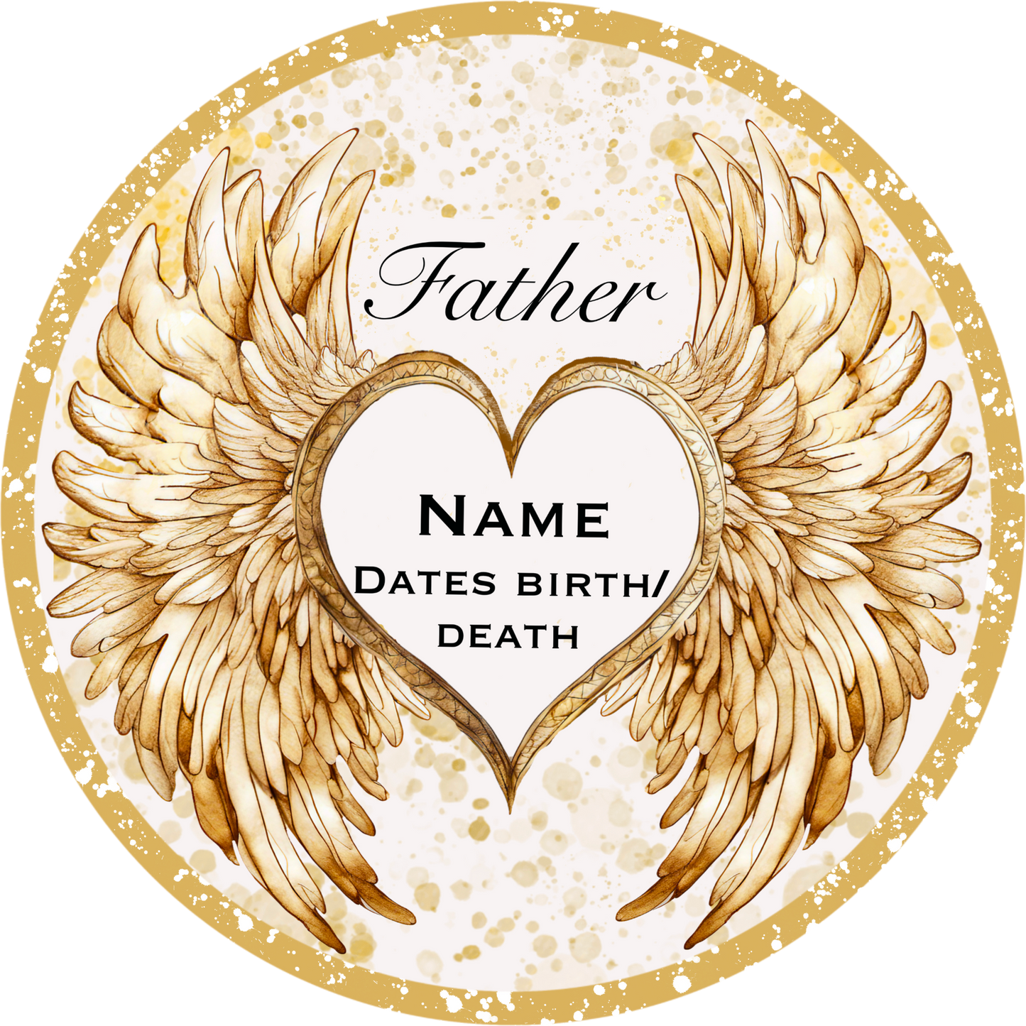 Personalized Memorial Graveside Sign