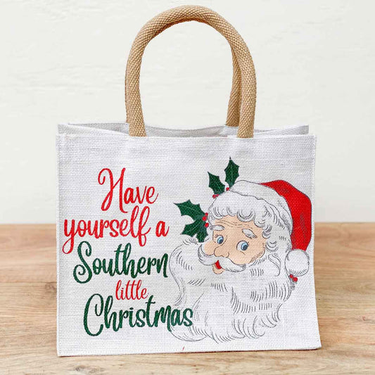 Southern Santa Gift Tote