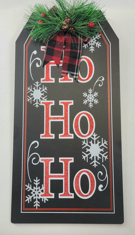 Ho Ho Ho Tag Sign