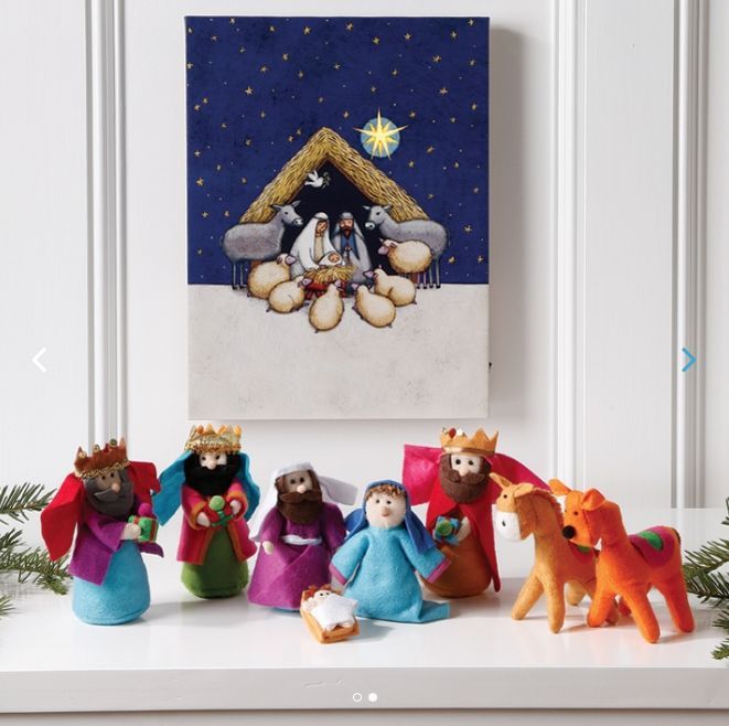 Raz 6" Nativity Set