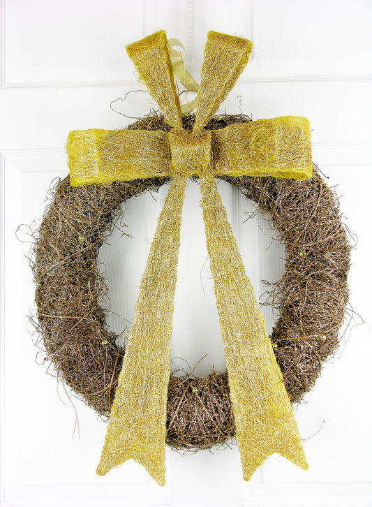 Golden Chestnut Wreath