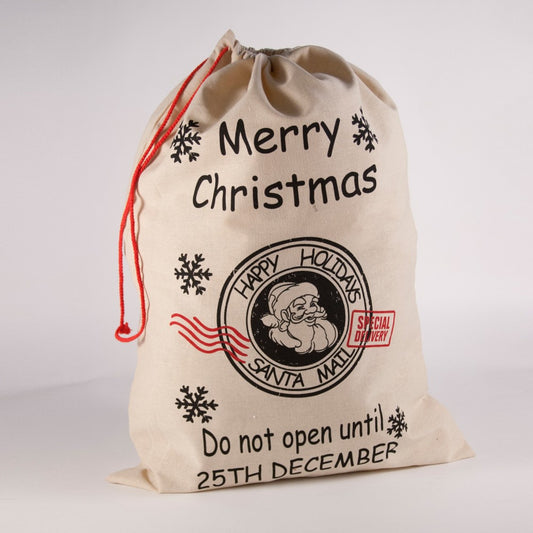 Merry Christmas Stamp Gift Sack