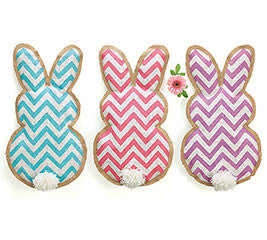 Chevron Wall Hanging Bunny