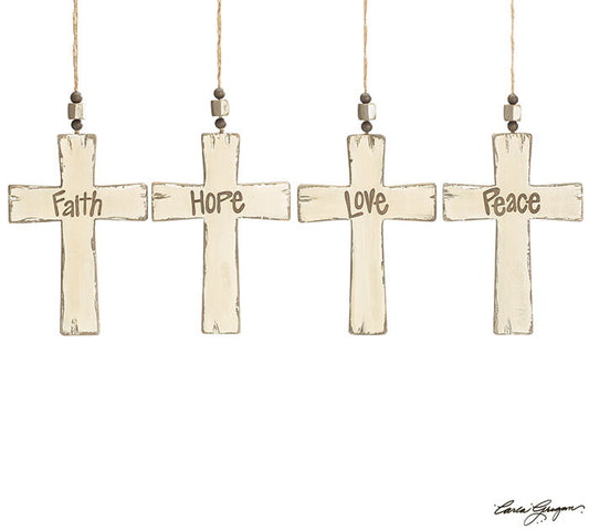 Rustic Cross Ornament