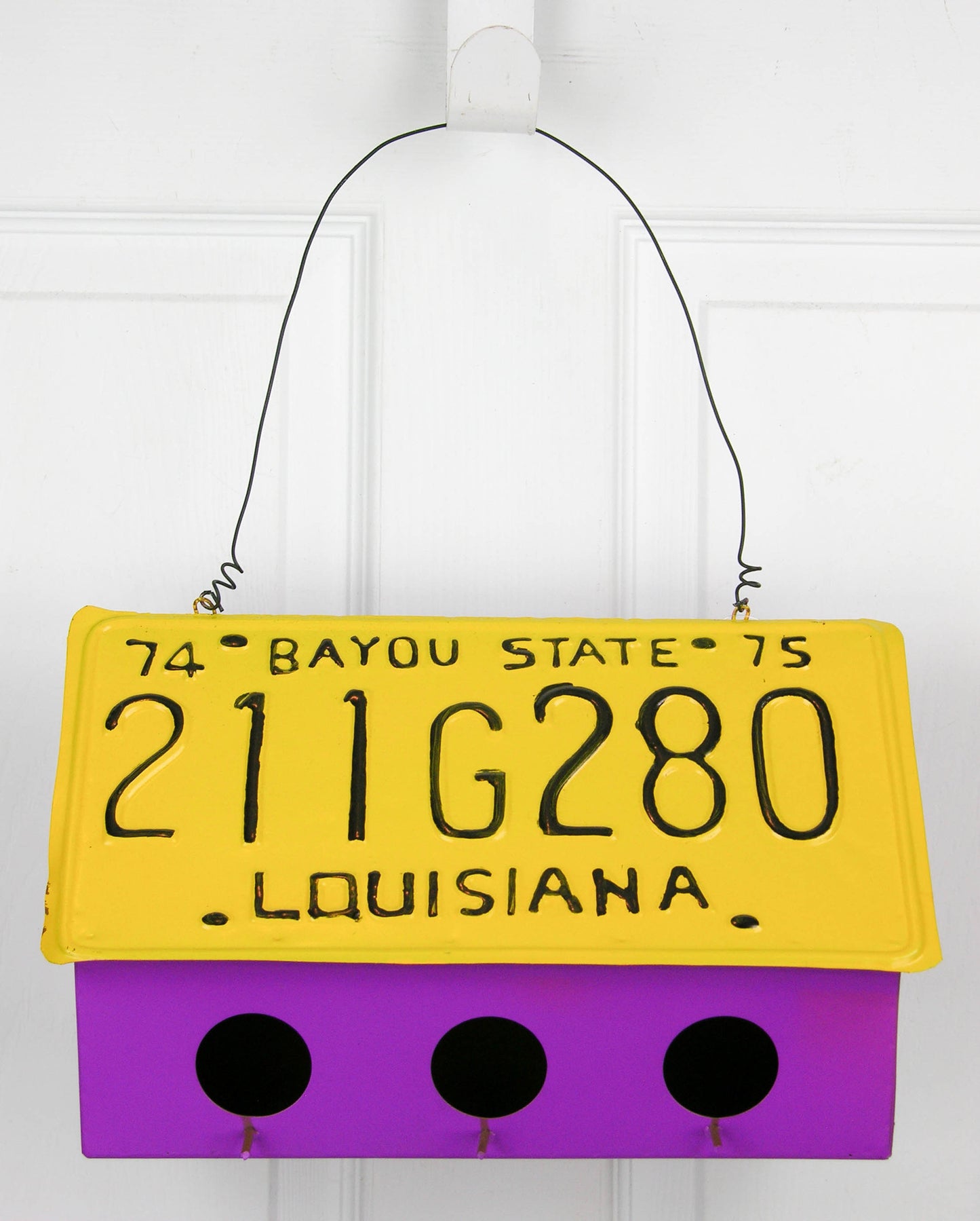 License Plate Birdhouse