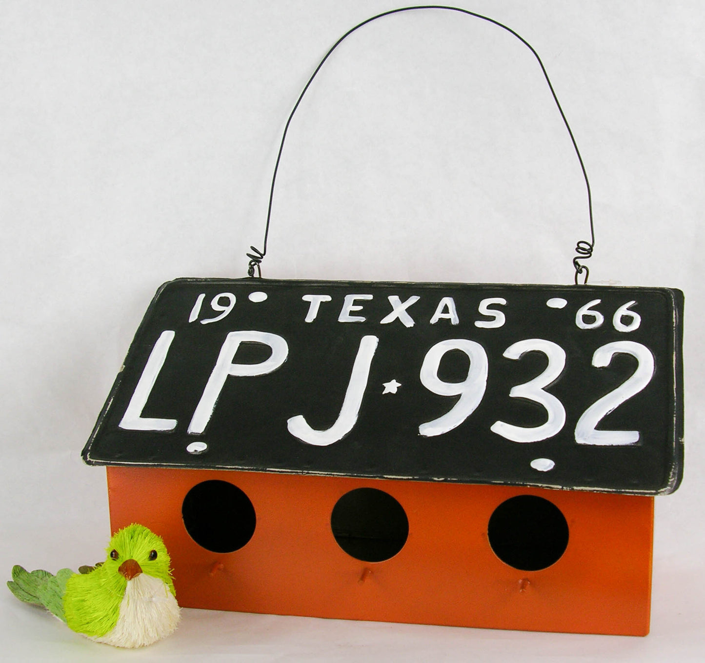 License Plate Birdhouse