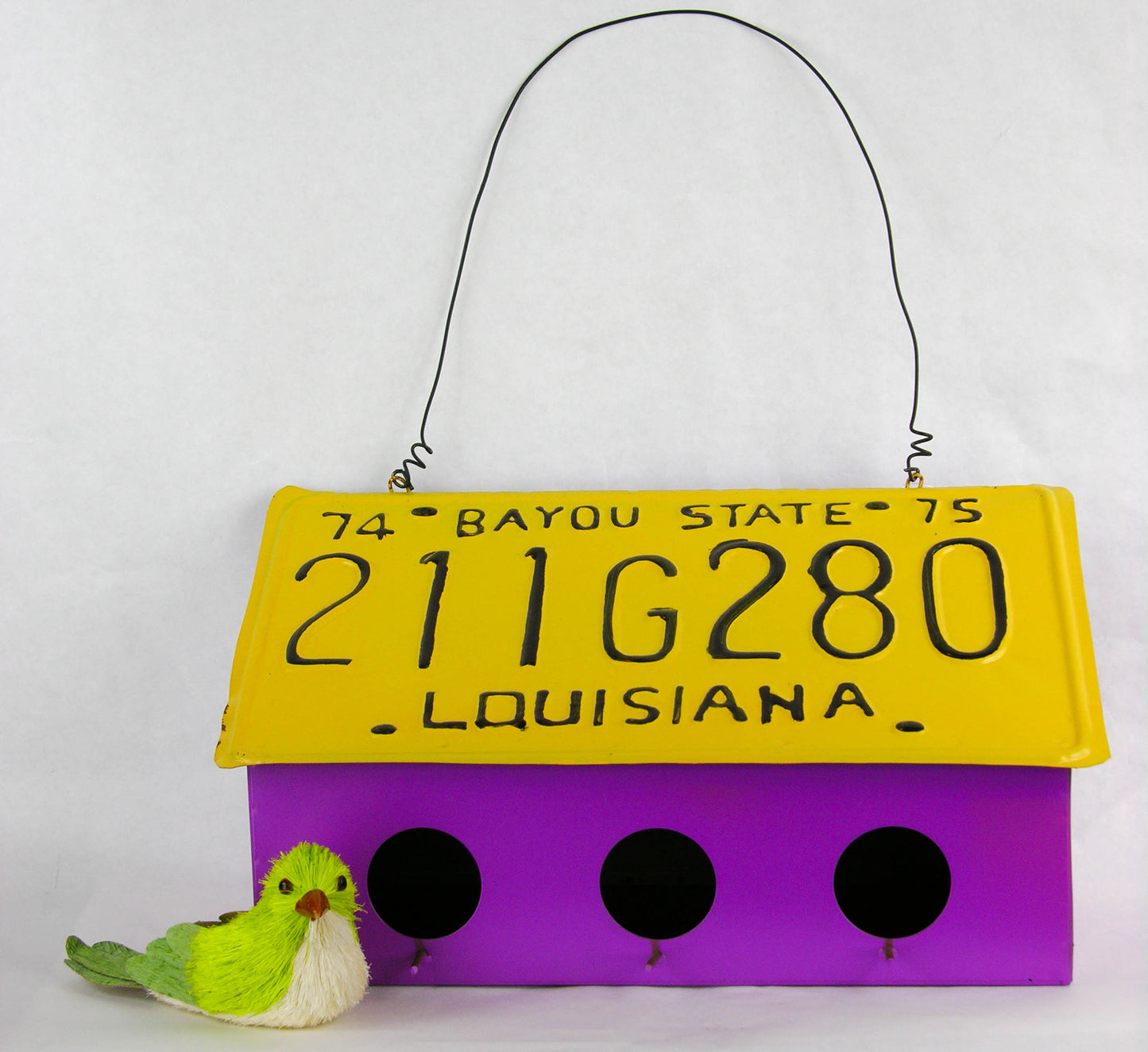 License Plate Birdhouse