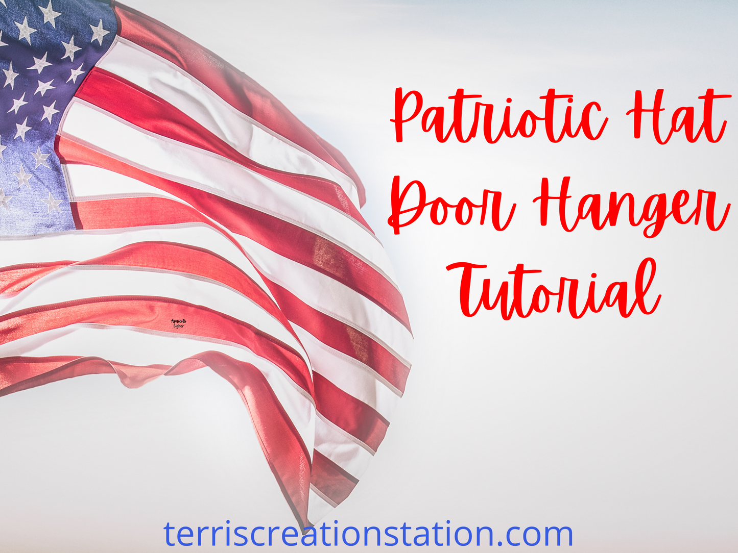 Patriotic Hat Door Hanger Tutorial