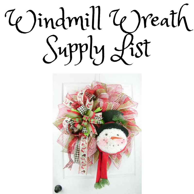 Windmill Wreath Tutorial