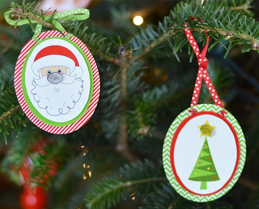 Children's Holiday Fingerprint Ornament