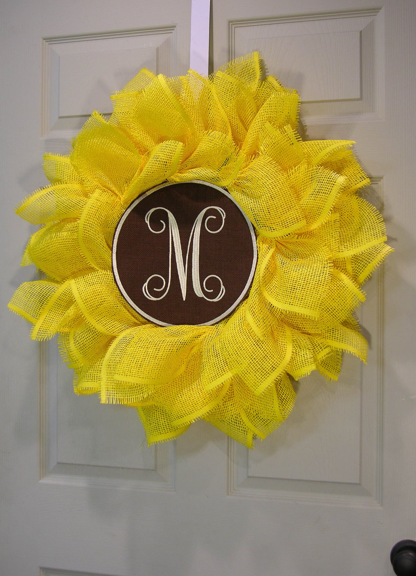 Sunflower Medallion Wreath