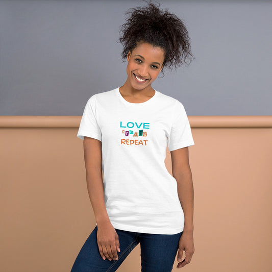 Love Create Repeat Unisex t-shirt